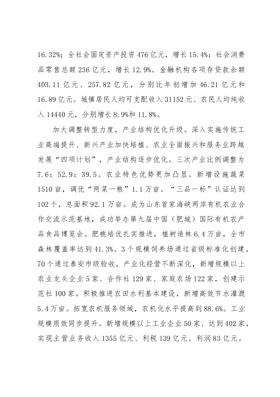 肥城市政府工作报告.doc,第2页预览