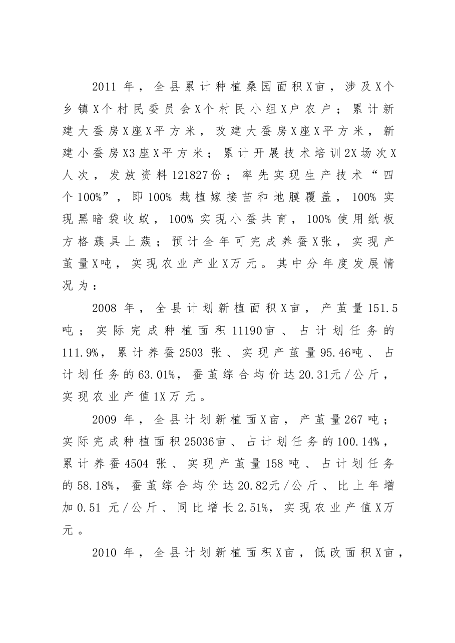 蚕桑产业发展调研报告.doc,第2页预览