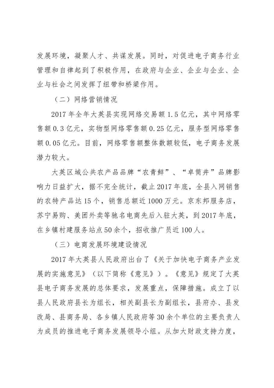 电子商务发展情况的调研报告.docx,第3页预览