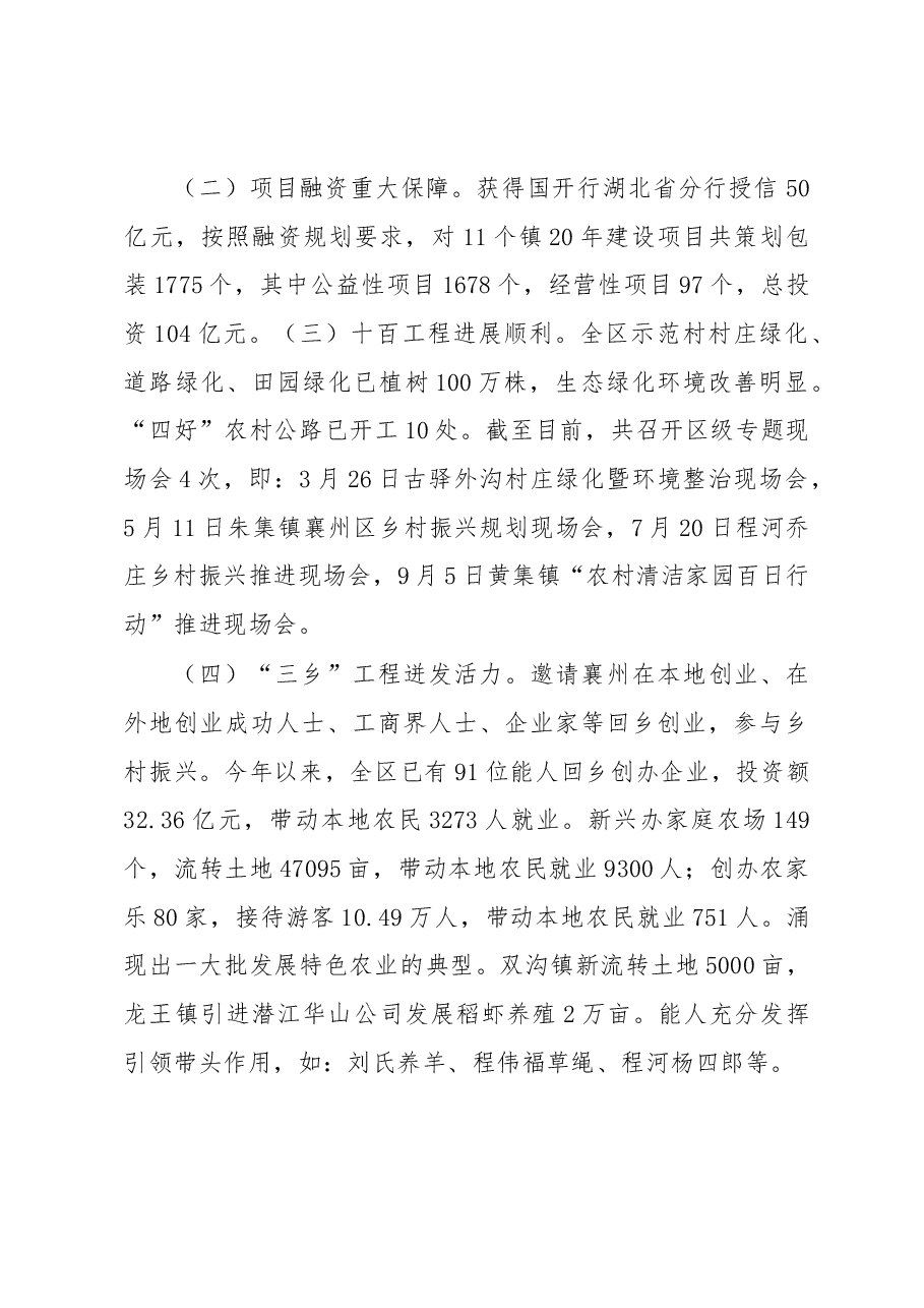 关于对乡村振兴工作情况的调查报告.docx,第2页预览