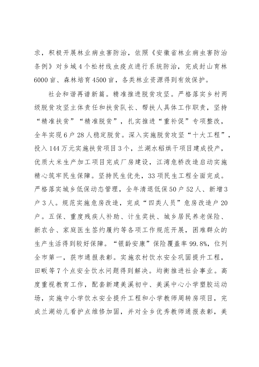 2019年美溪乡政府工作报告.docx，第4页预览