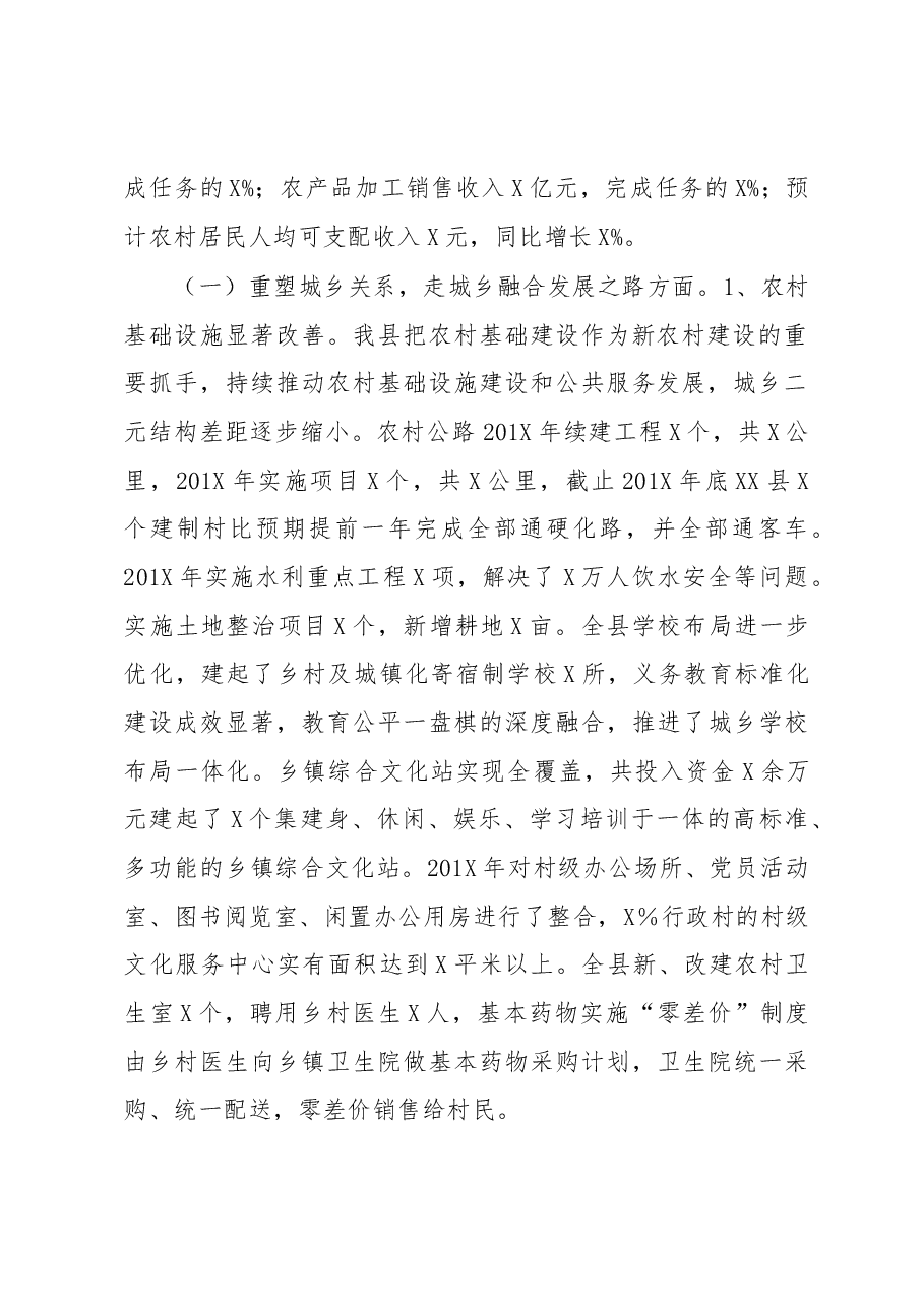 全县实施乡村振兴战略调研报告.docx,第2页预览