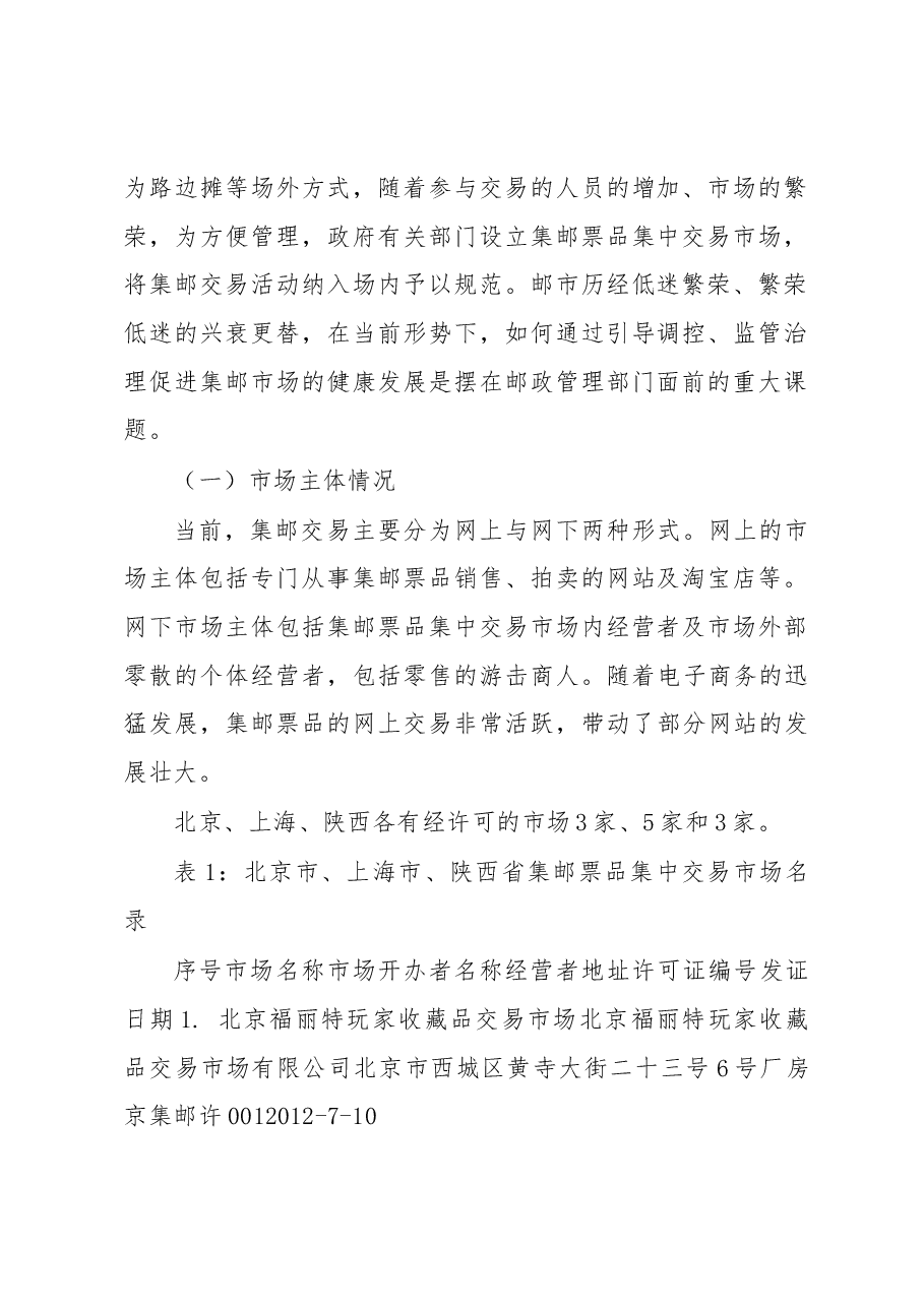 关于集邮市场的专题调研报告.docx,第2页预览