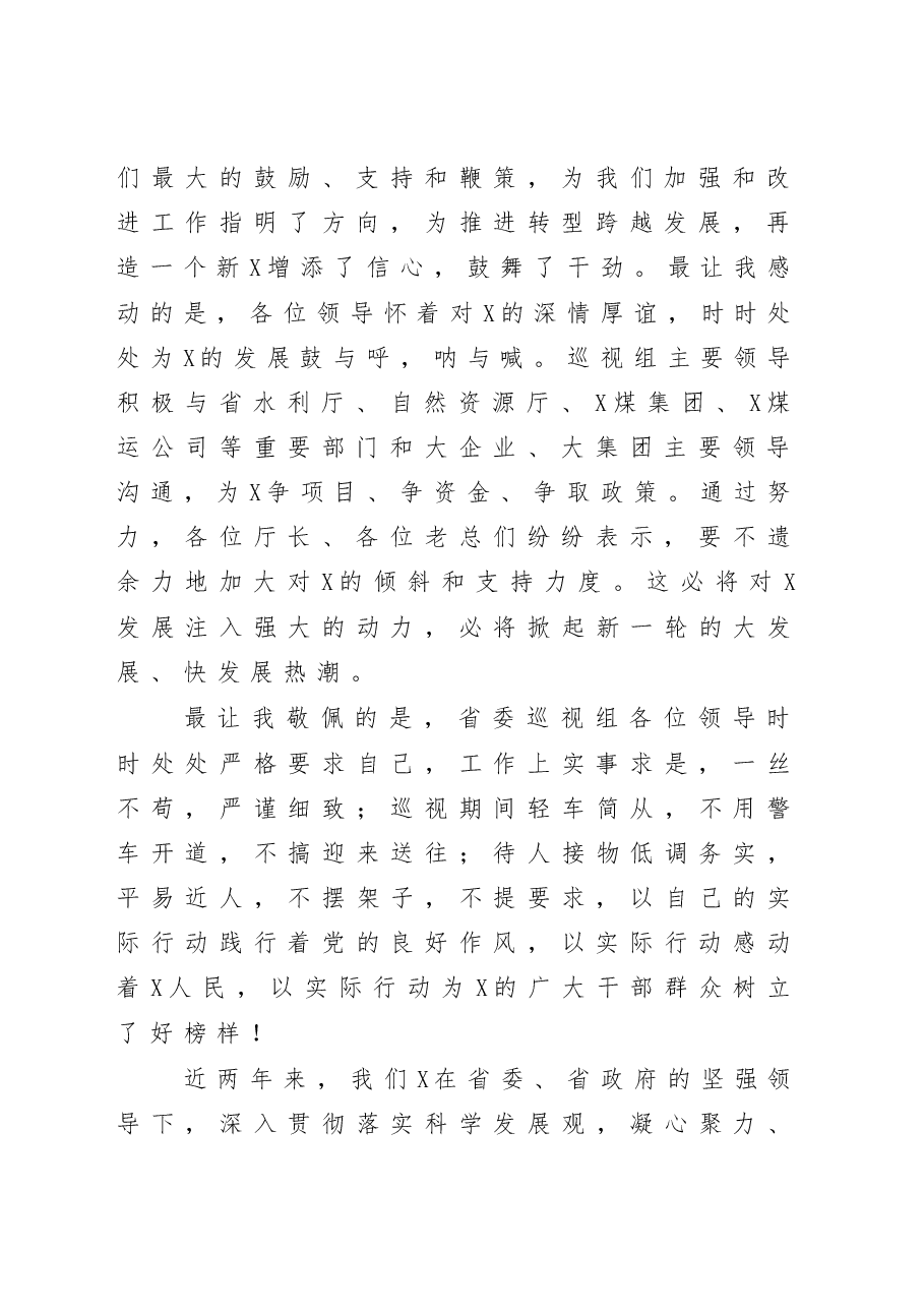 在巡视工作反馈会上的发言.docx,第2页预览