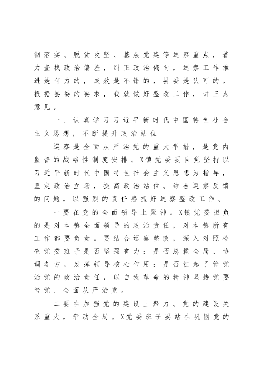 巡察情况反馈会领导讲话.docx，第2页预览