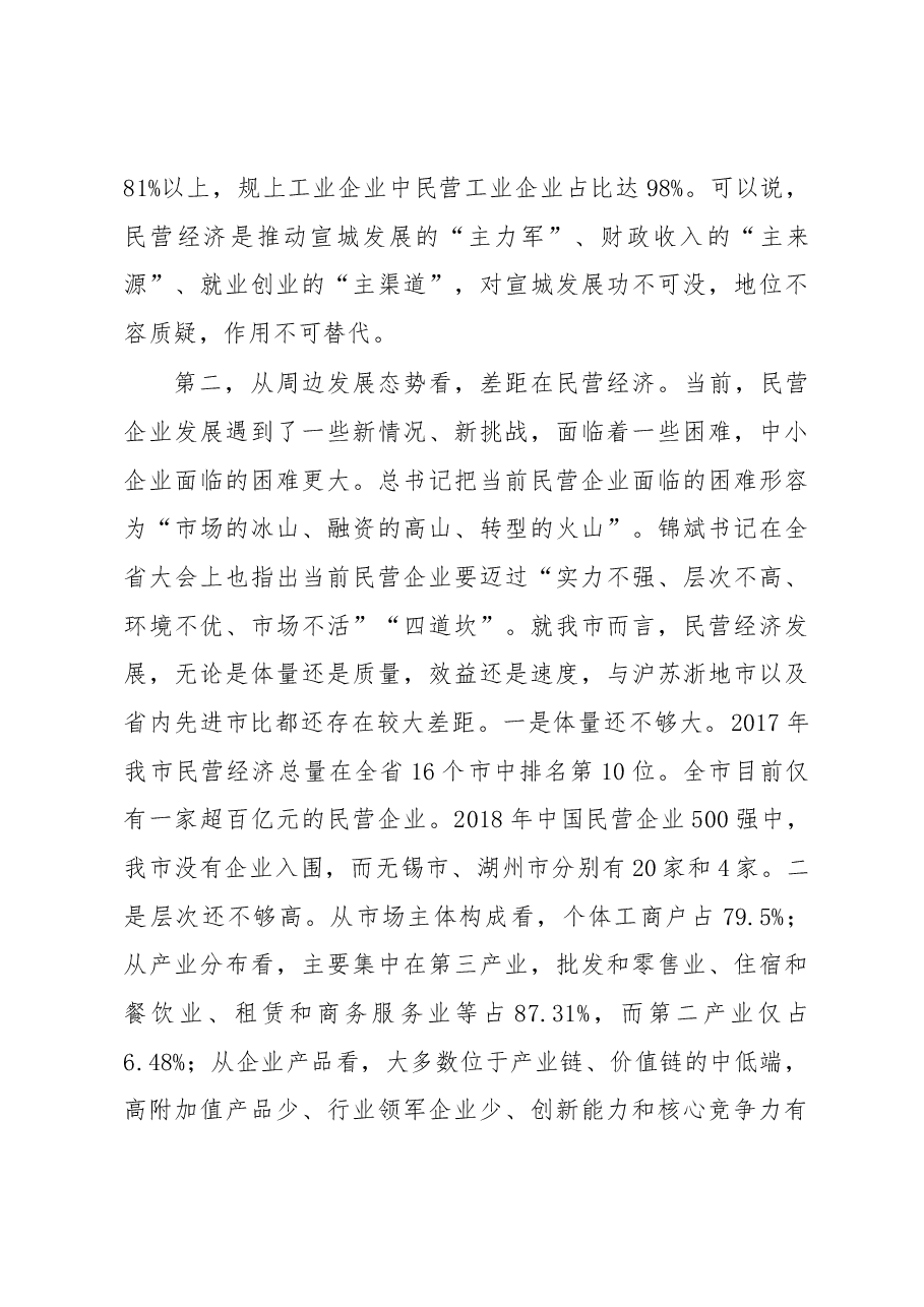 陶方启、张冬云同志在全市促进民营经济发展大会上的讲话.docx,第4页预览