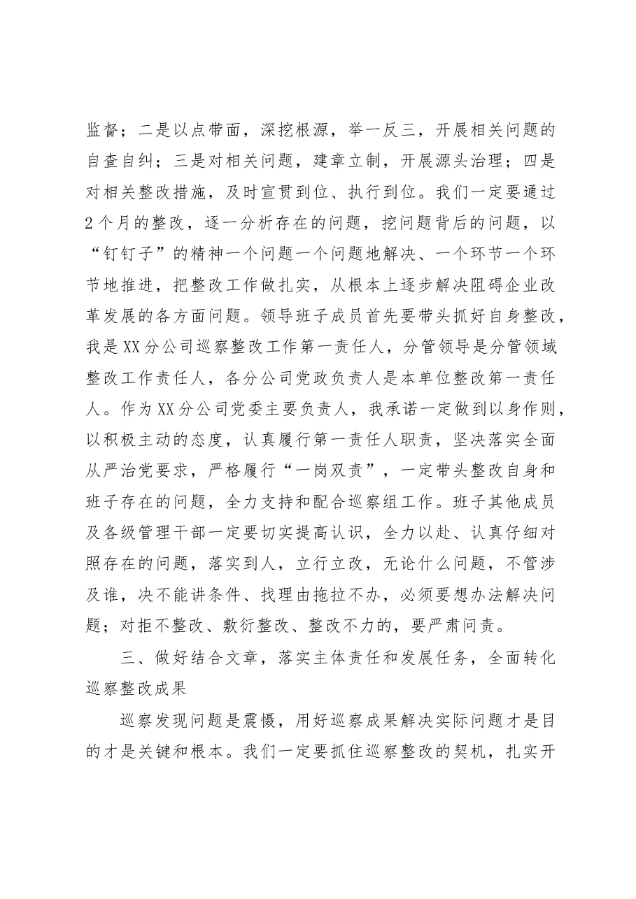 在巡察反馈会上的表态发言.doc,第3页预览