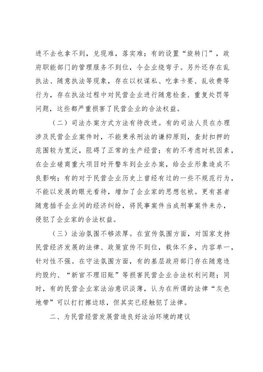 在市政协民营经济座谈会上的发言.docx,第2页预览