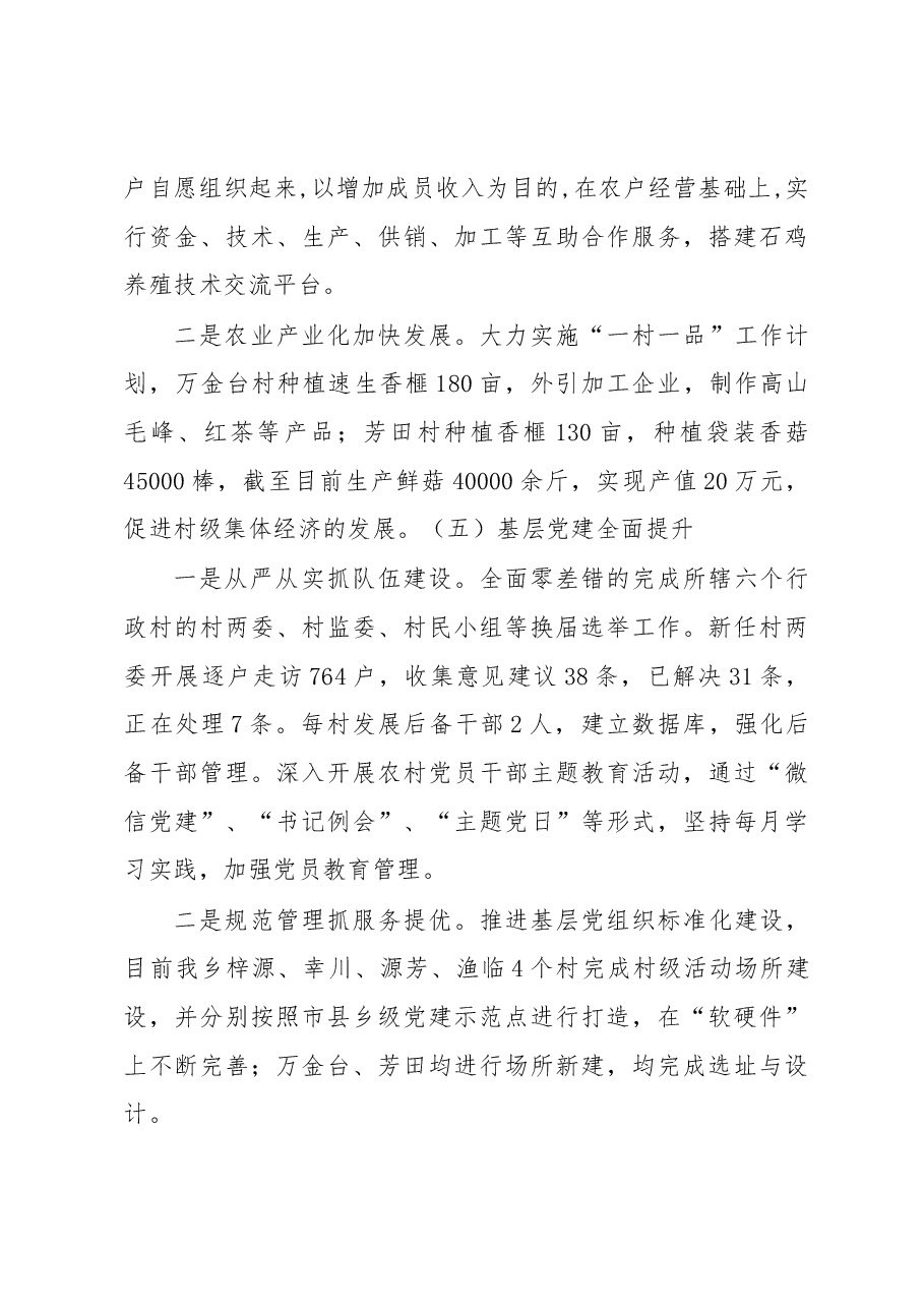 源芳乡2019年政府工作报告.docx,第3页预览