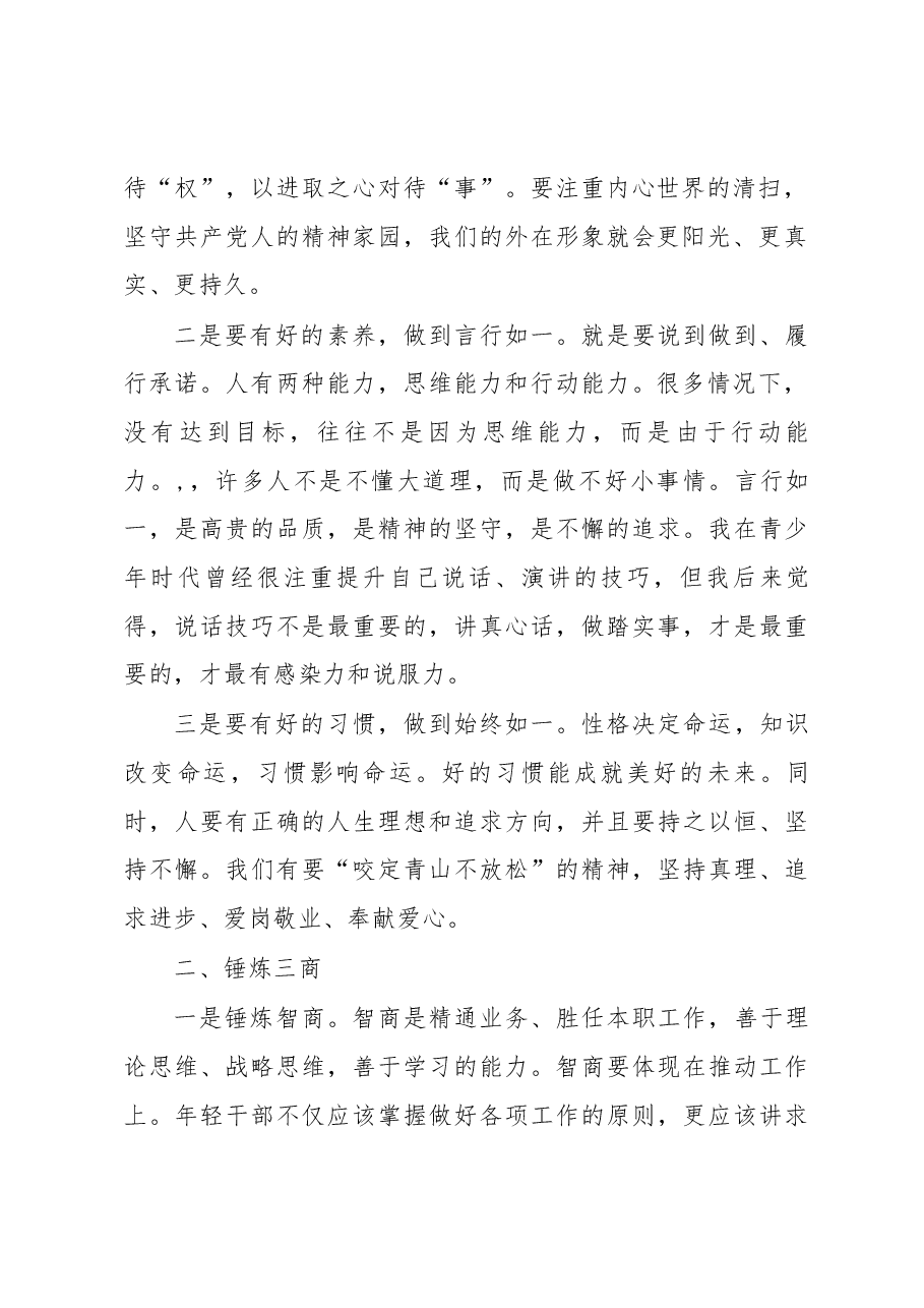 市委书记在青年干部座谈会上的即兴讲话.docx，第2页预览