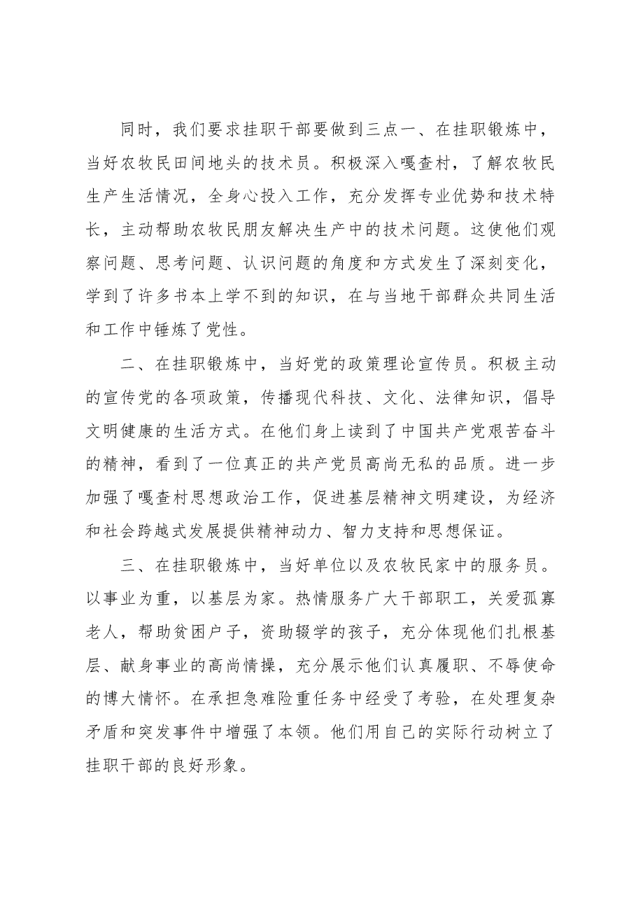 挂职干部交流会讲话稿(一).docx,第2页预览