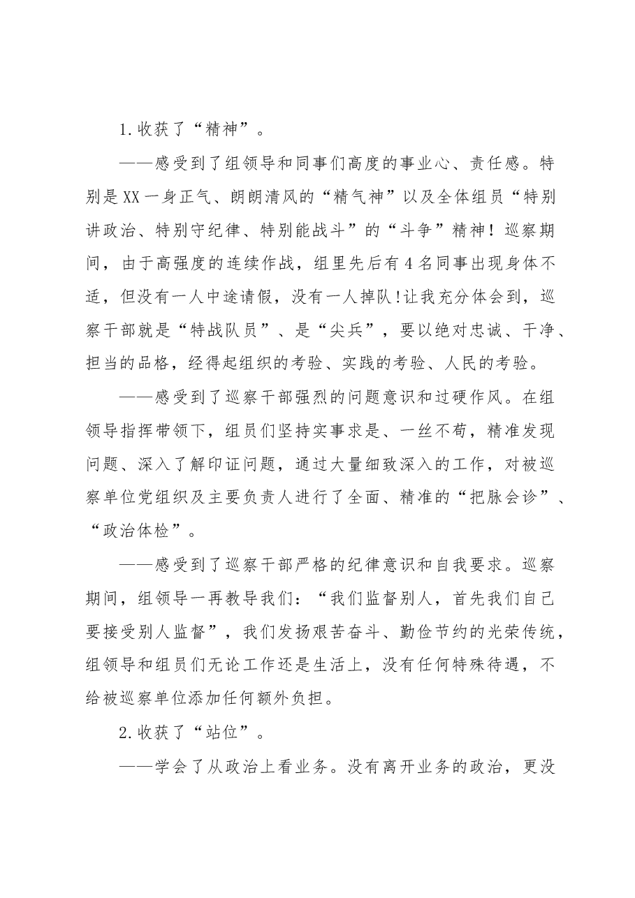 在巡察干部座谈交流会上的发言.docx，第3页预览