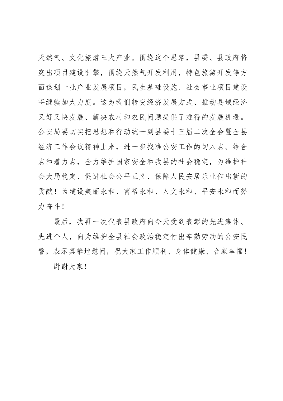 马健:在全县公安工作会议上的讲话.docx,第4页预览