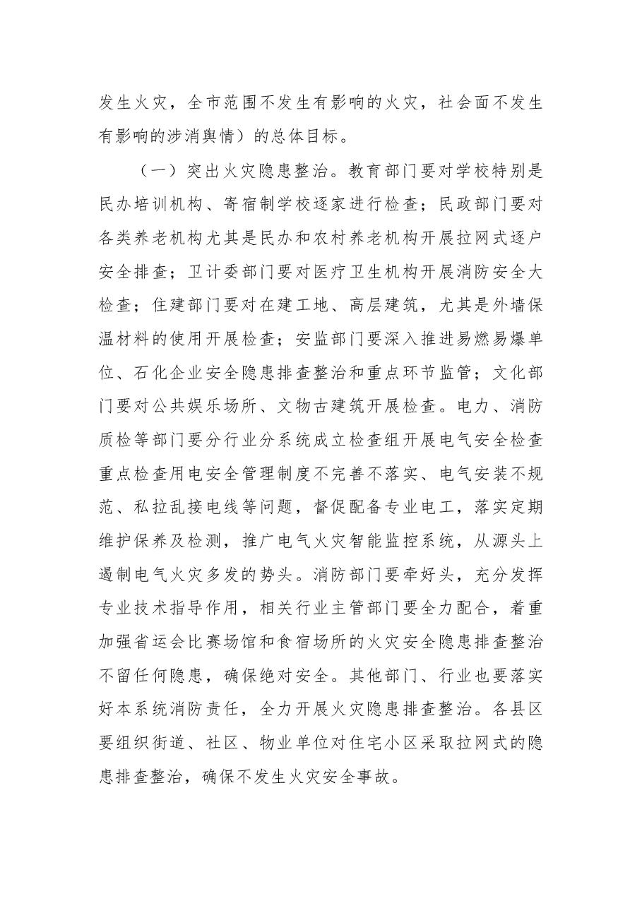 叶长春同志:在全市夏季火灾防控暨省运会消防安保工作推进会议上的讲话.docx,第4页预览