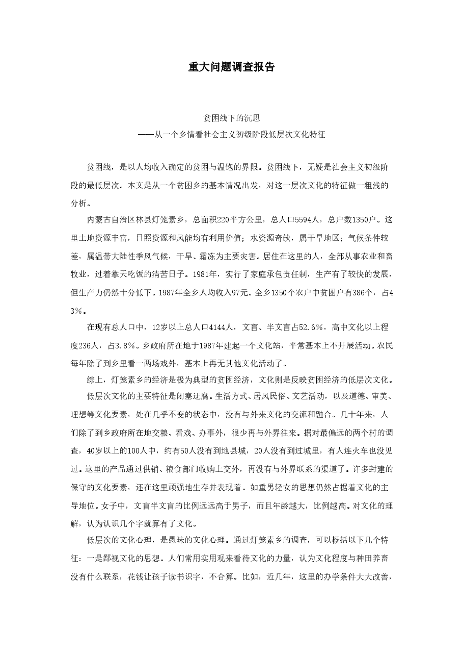 重大问题调查报告.doc,第1页预览