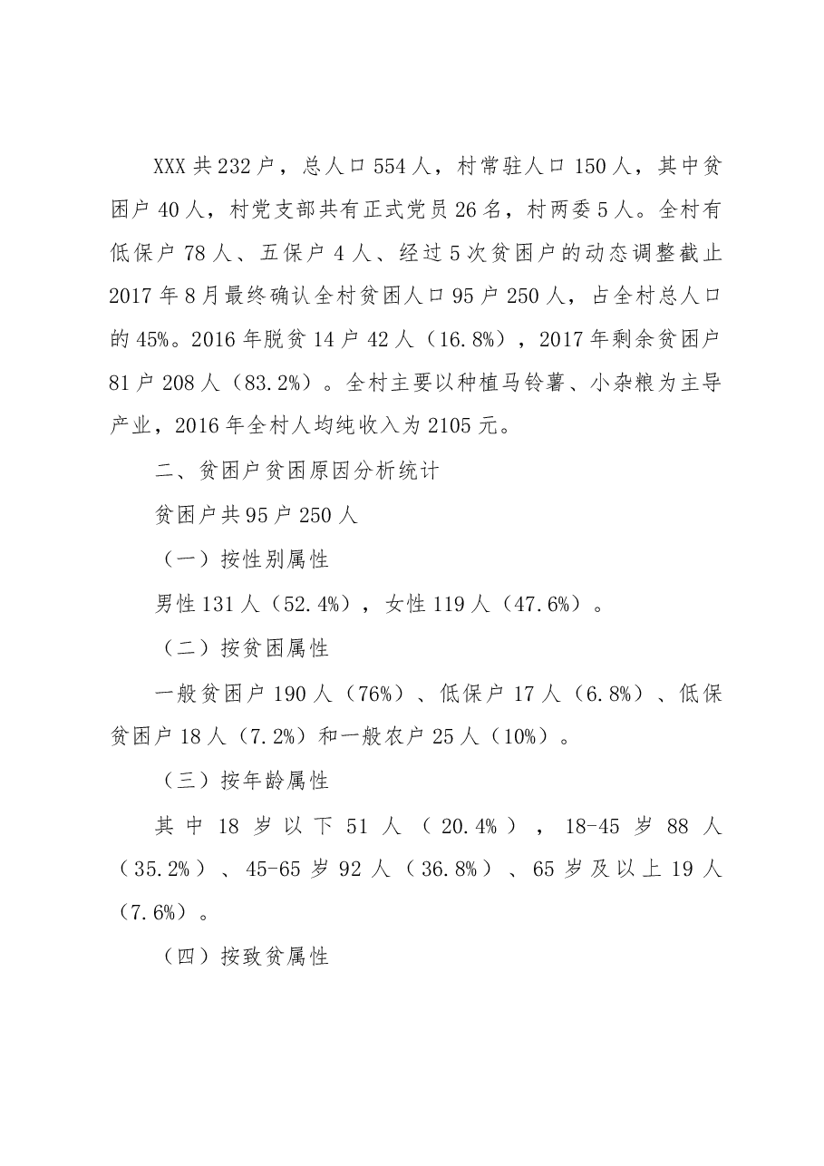 第一书记XX村精准扶贫工作开展情况总结材料.doc，第2页预览
