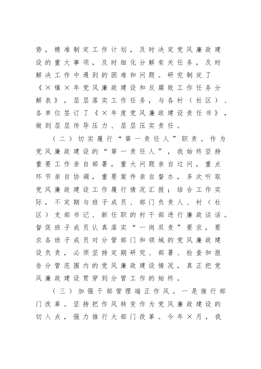 乡镇党委书记2020年述责述廉报告.doc，第2页预览