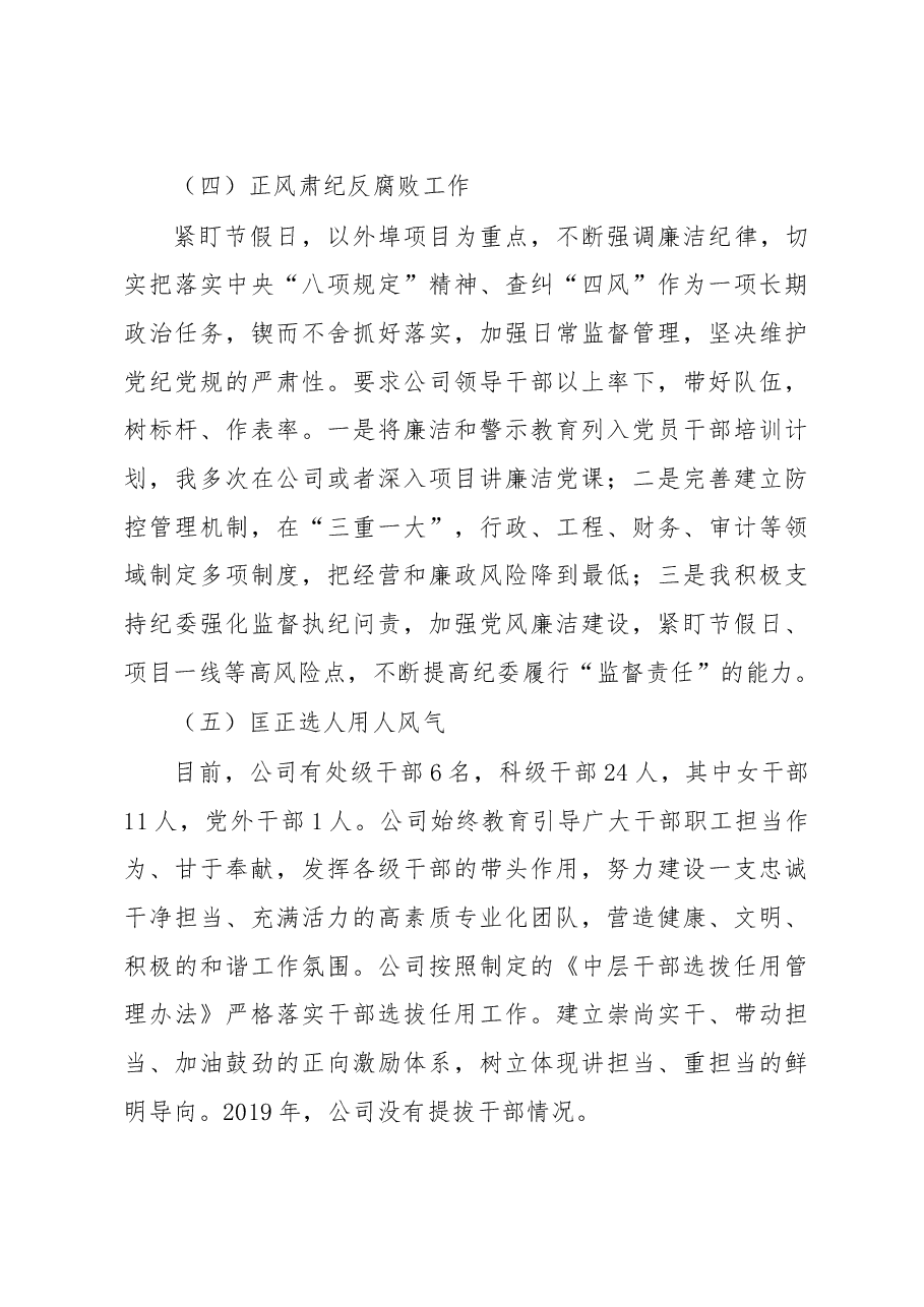 公司党组织主要负责人2019年度述责述廉报告.doc,第3页预览