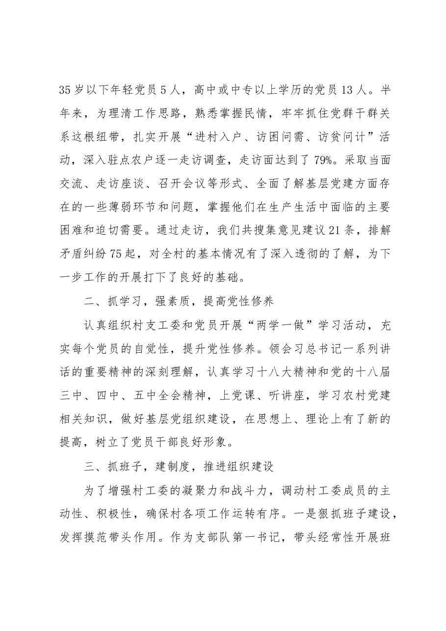 XX县XX镇XX村年度党建工作总结.doc,第2页预览