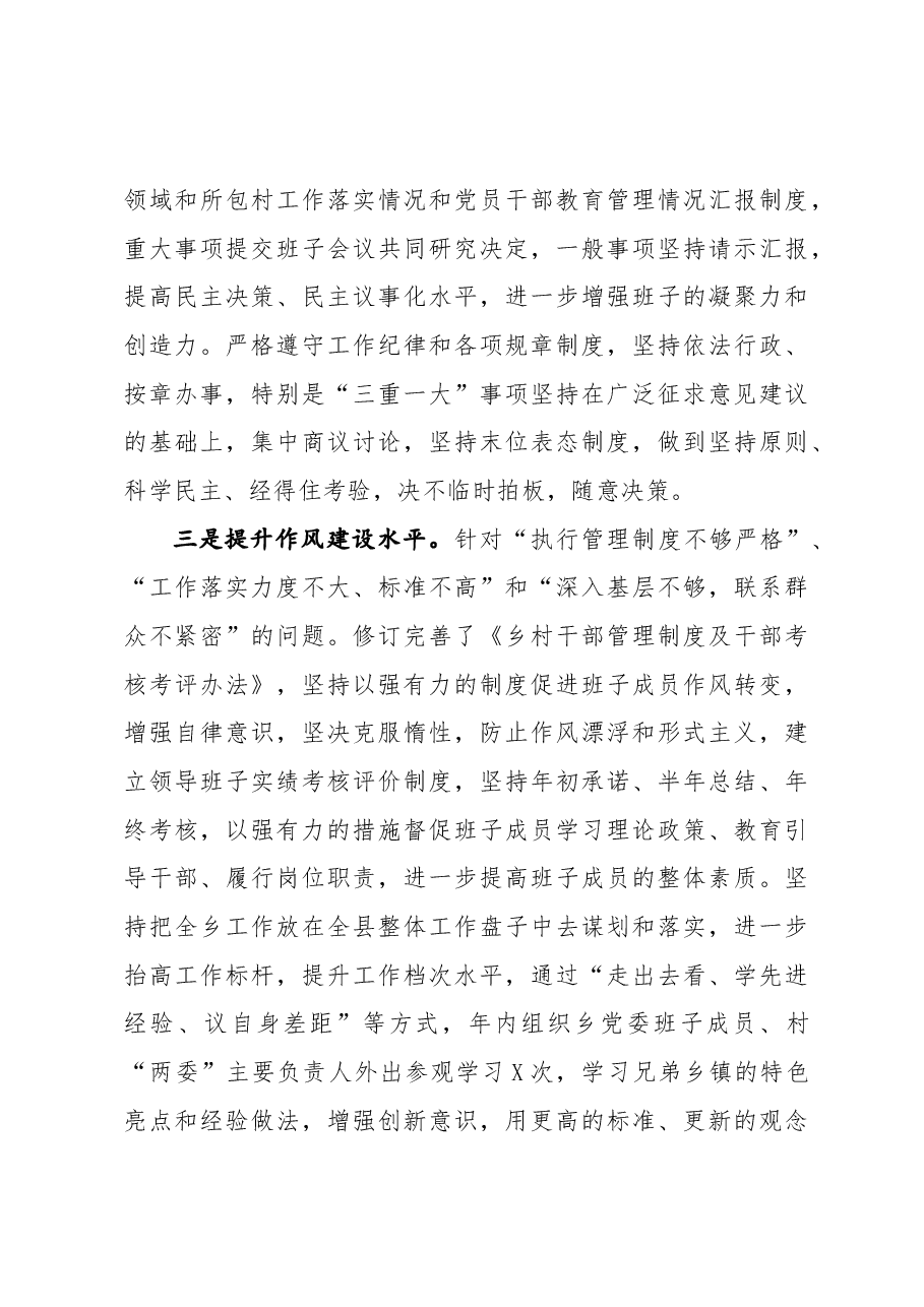 乡2020年度党员领导干部民主生活会.docx,第4页预览