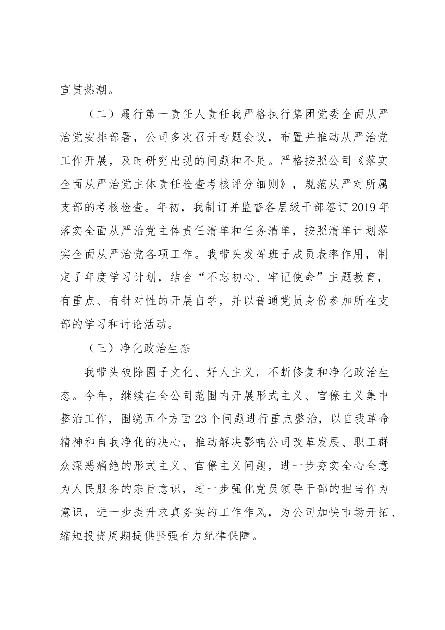 公司党组织主要负责人2019年度述责述廉报告.doc,第2页预览