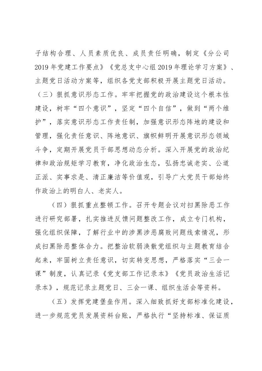 党总支2019年党建工作总结和2020年工作计划.docx,第2页预览