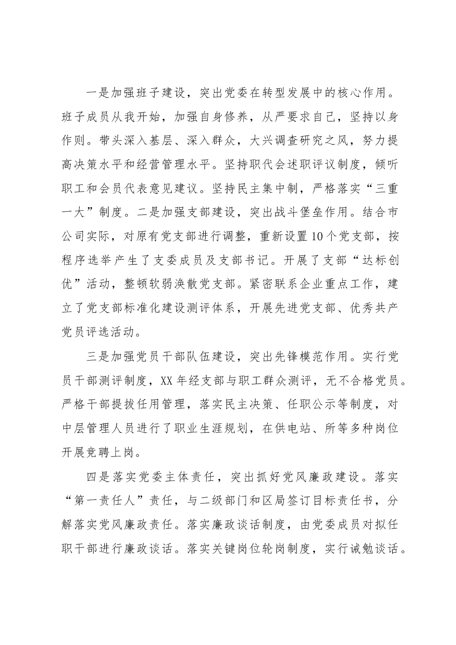 供电公司党委书记党建工作述职报告.docx,第3页预览
