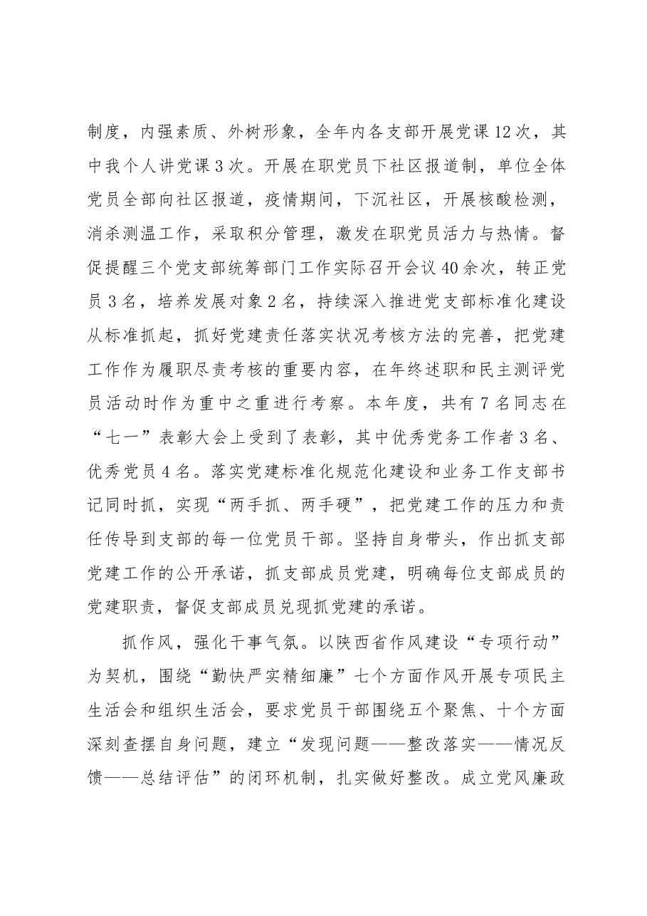 2022年党组织书记抓党建工作报告.docx,第3页预览