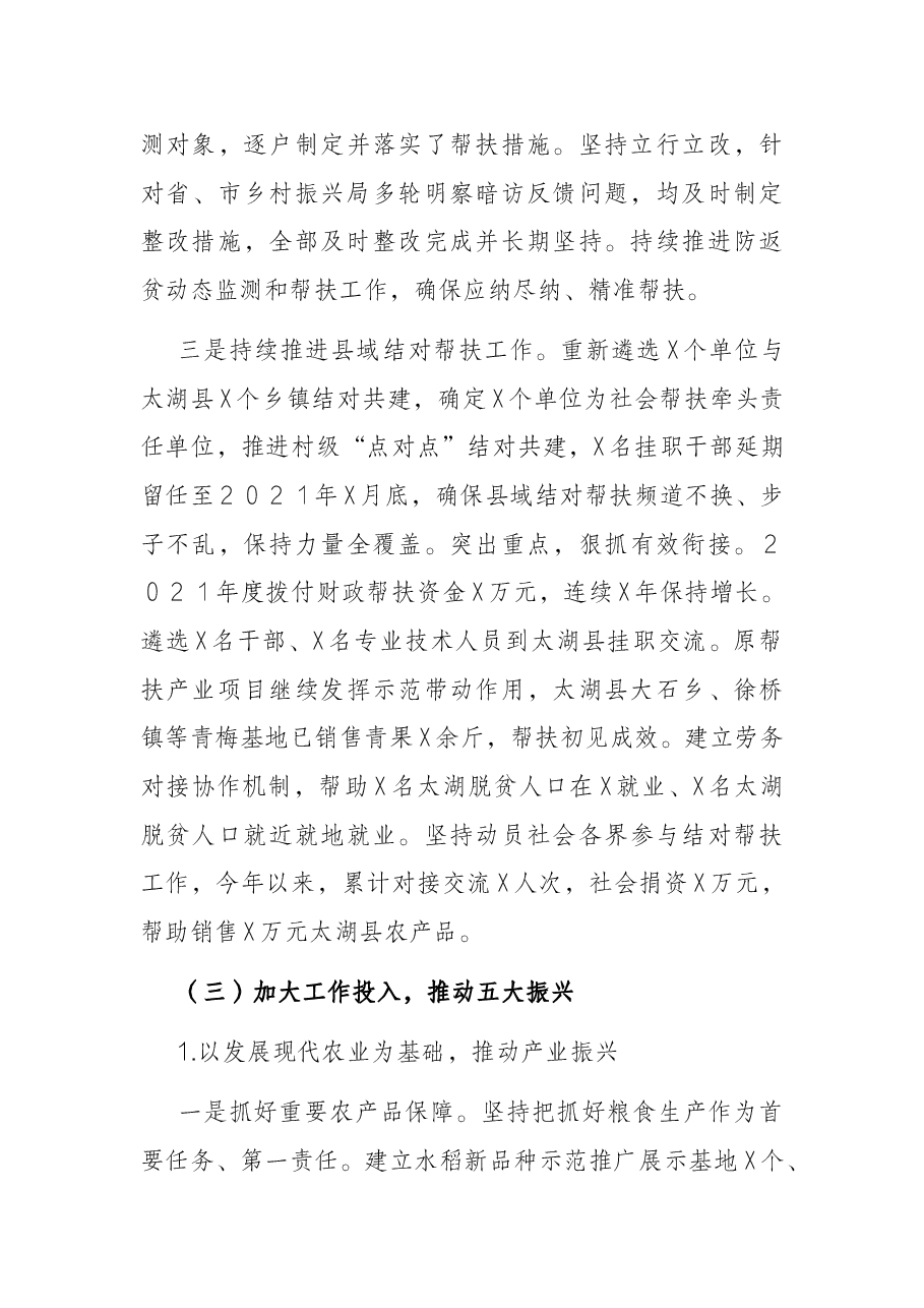 区人民政府乡村振兴战略实施情况报告.docx,第3页预览