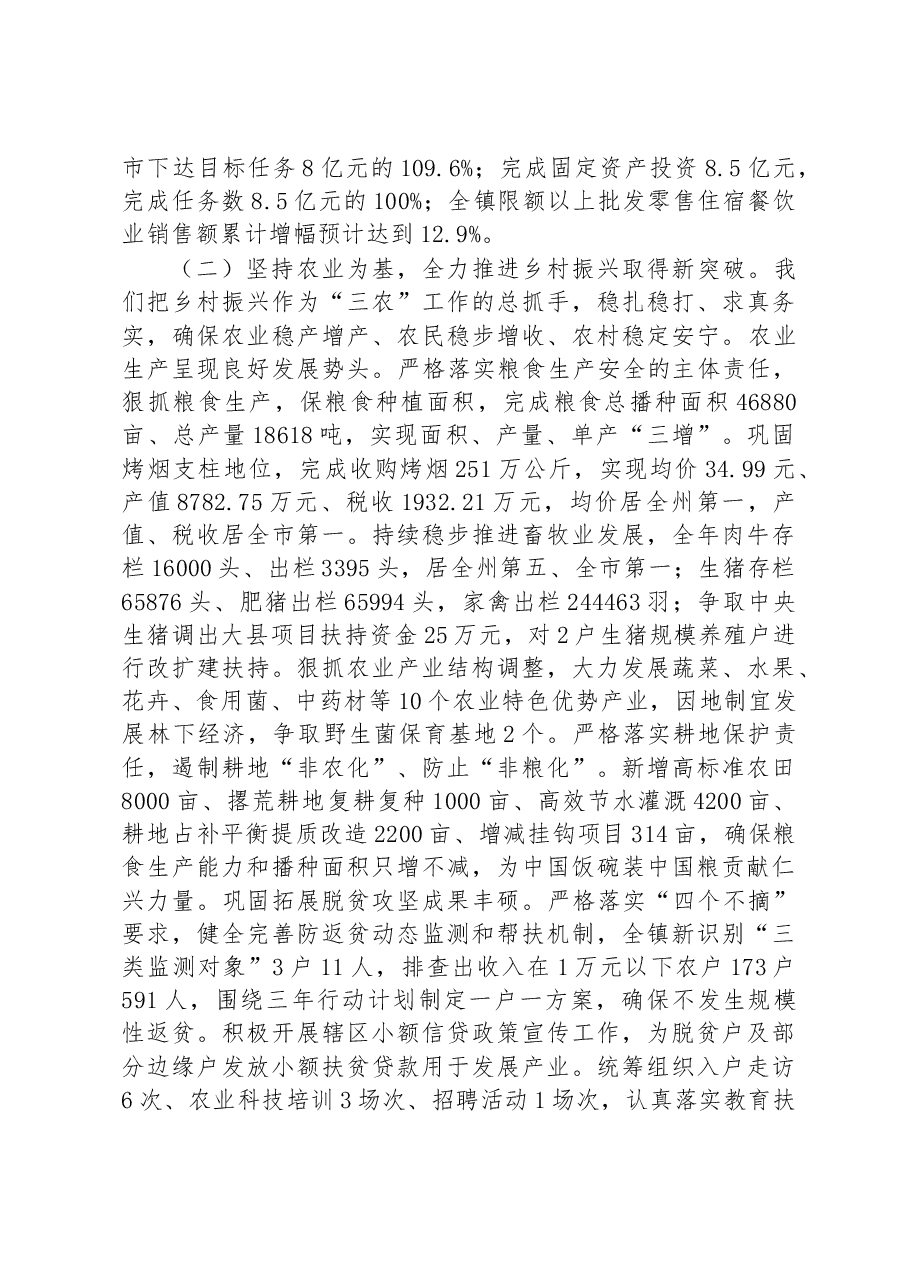 2023年仁兴镇政府工作报告.docx,第2页预览