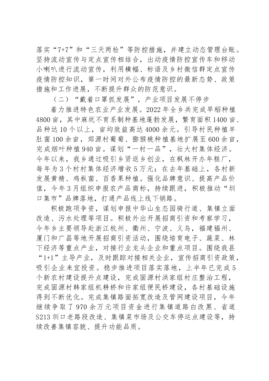 2022年圳口乡政府工作报告.docx,第2页预览