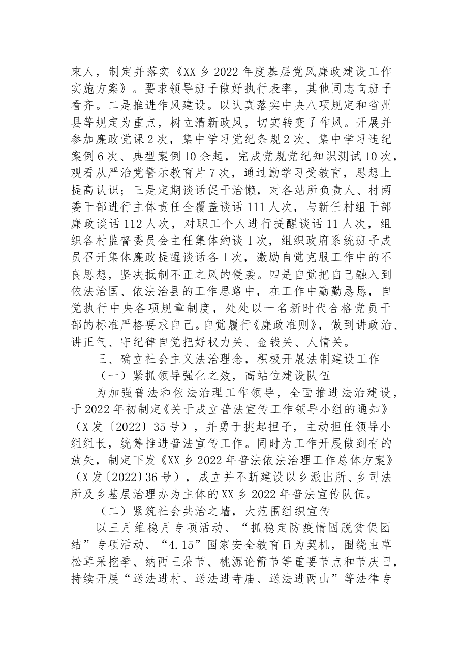 乡镇党委书记述法报告.docx,第2页预览