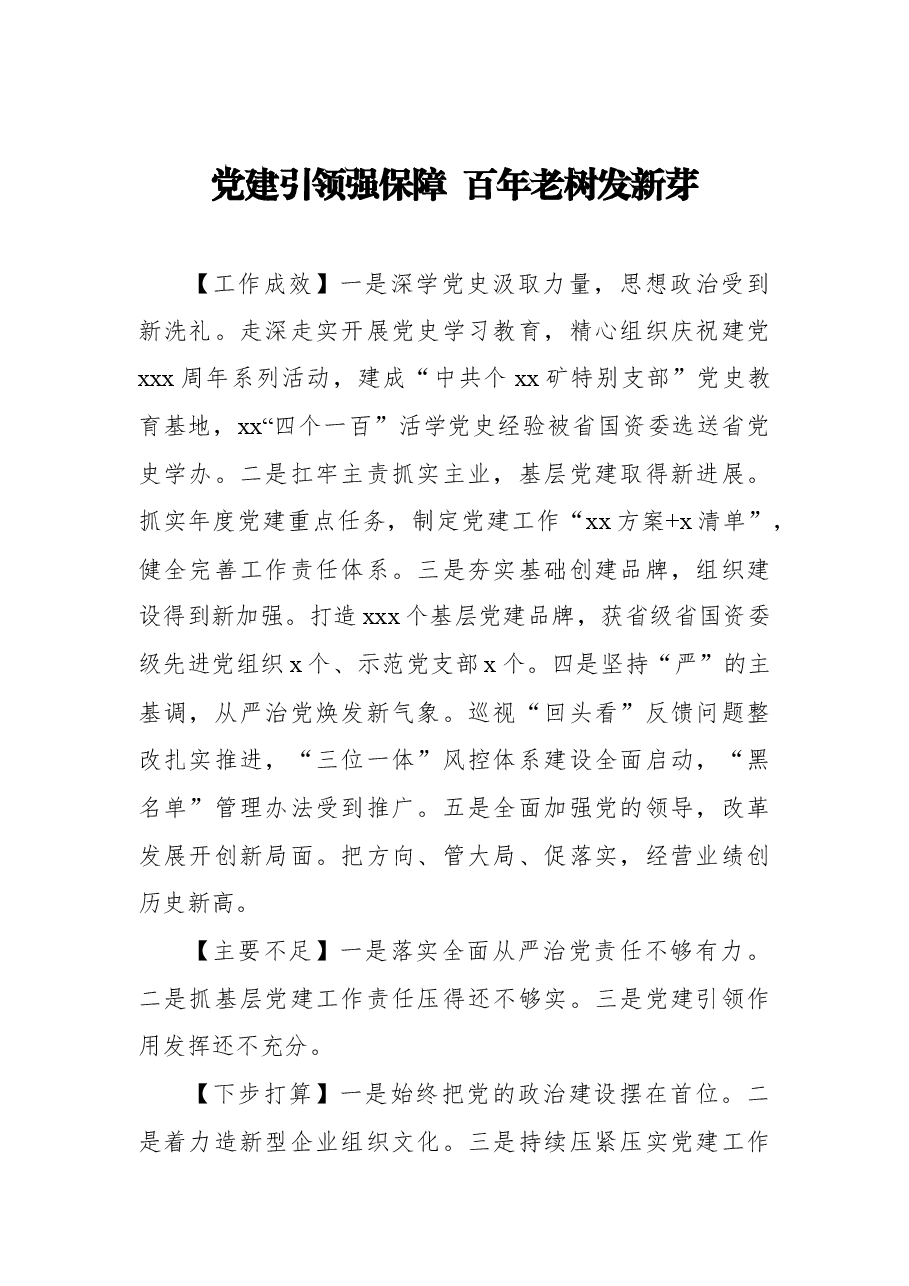 (17篇)集团公司党委书记抓基层党建工作述职报告汇编.docx,第3页预览
