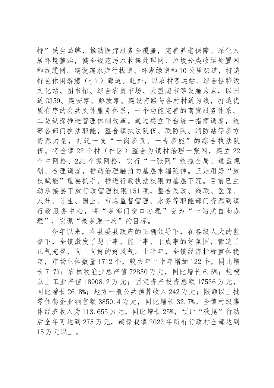 XX镇2022年政府工作报告(5).docx,第4页预览
