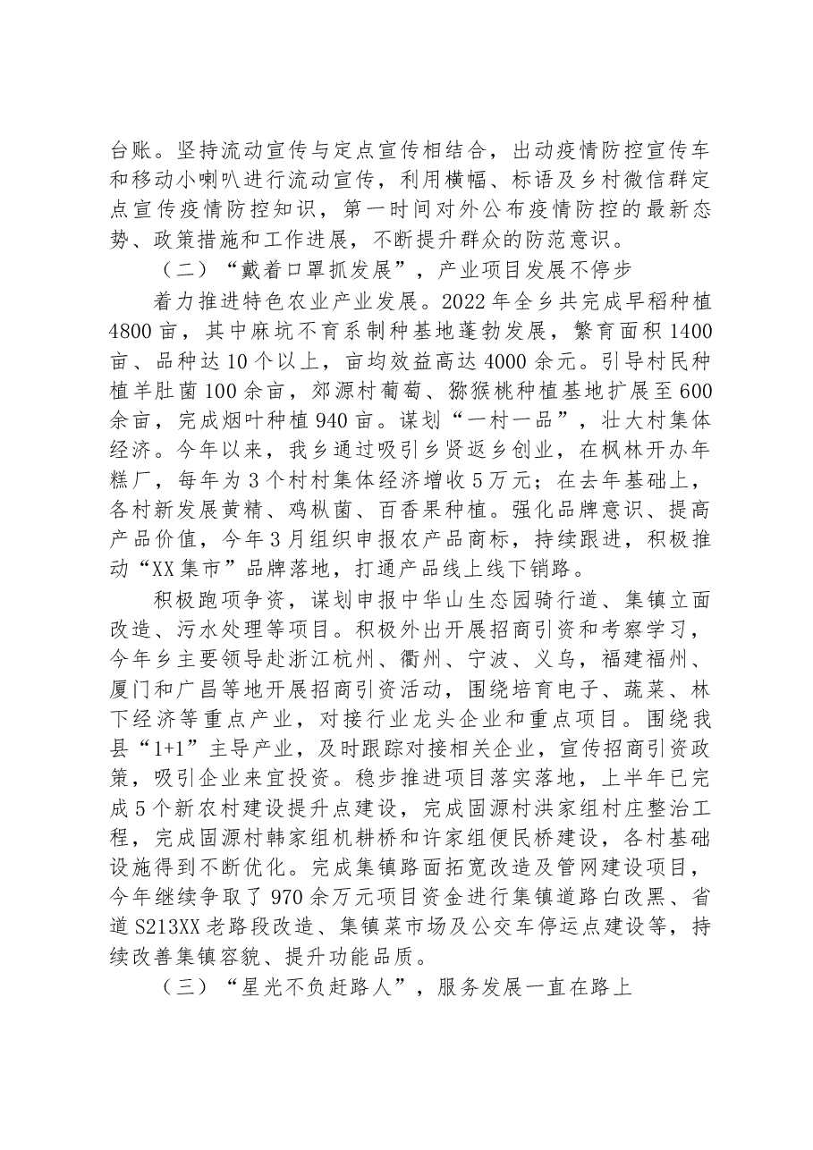 XX乡2022年政府工作报告(6).docx,第2页预览