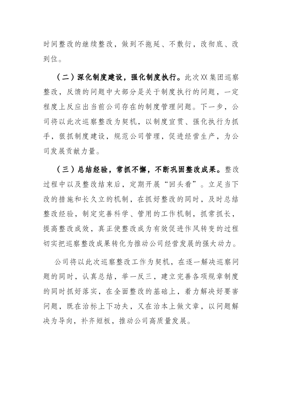 国企党支部主要负责人组织落实巡察整改工作情况报告.docx,第4页预览