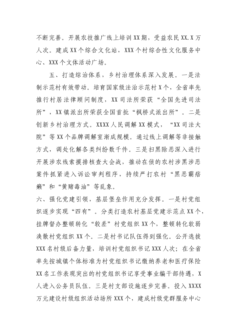 乡村振兴战略工作开展情况报告(乡镇).docx,第3页预览