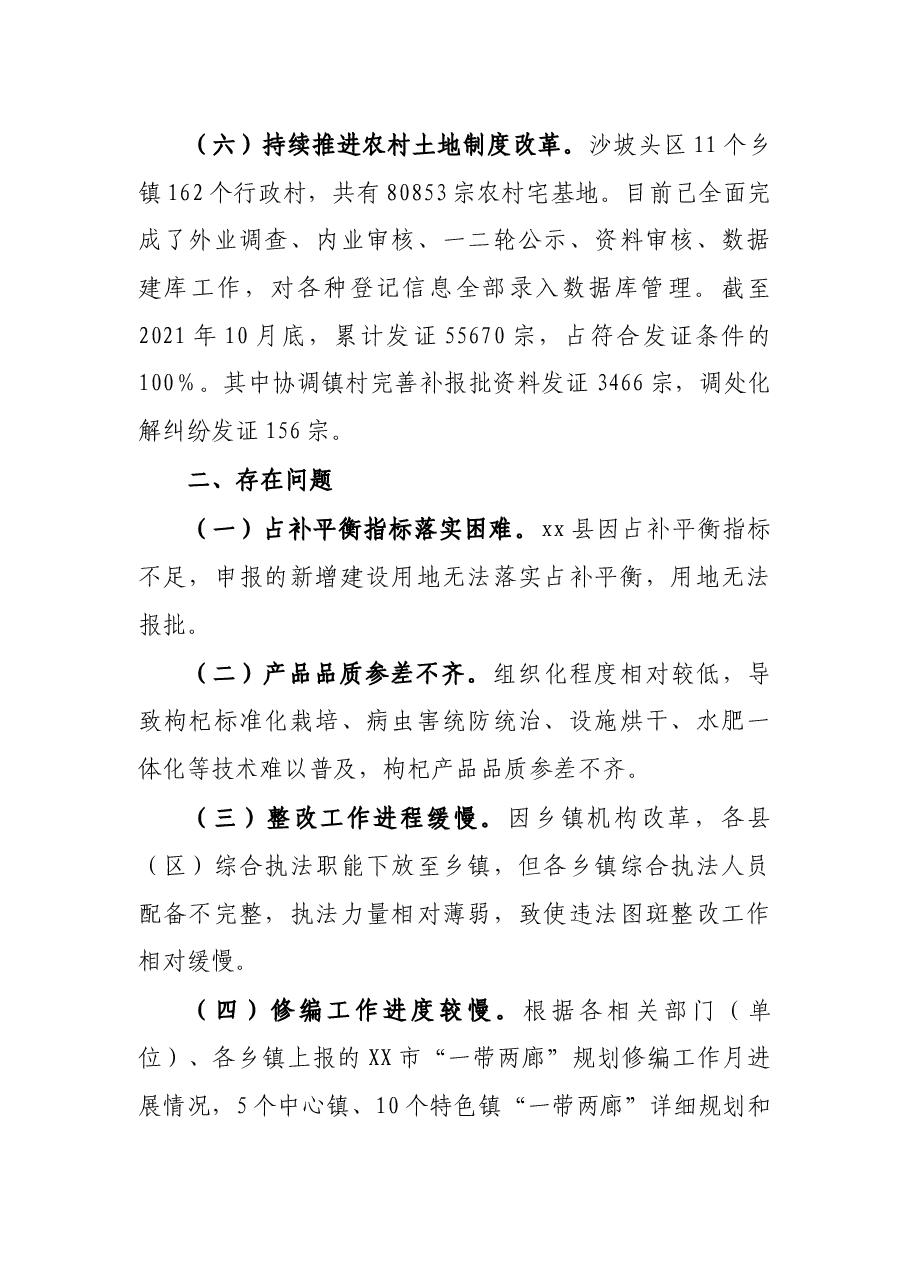 市自然资源局2021年实施乡村振兴战略进展情况报告.docx,第4页预览