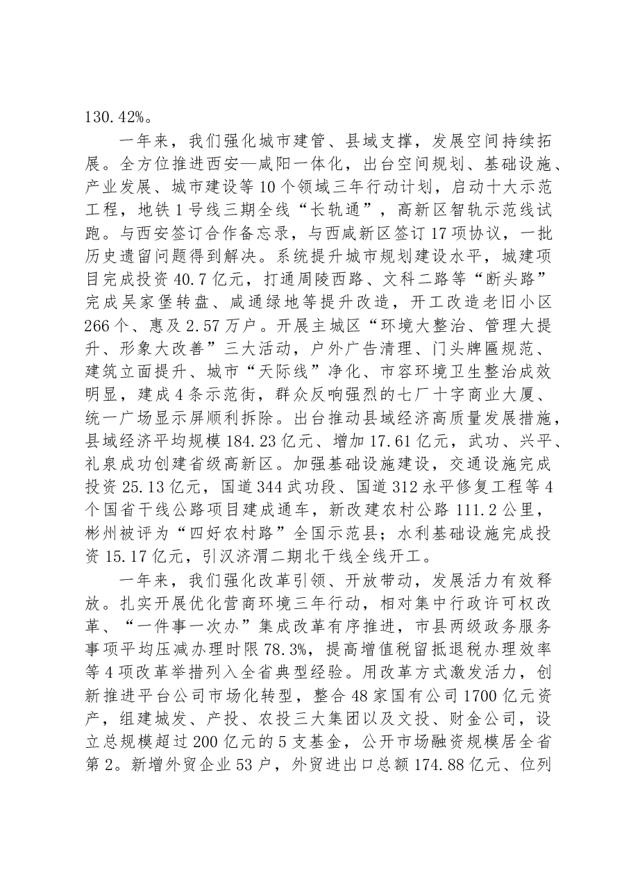 2023年咸阳市政府工作报告.docx,第3页预览