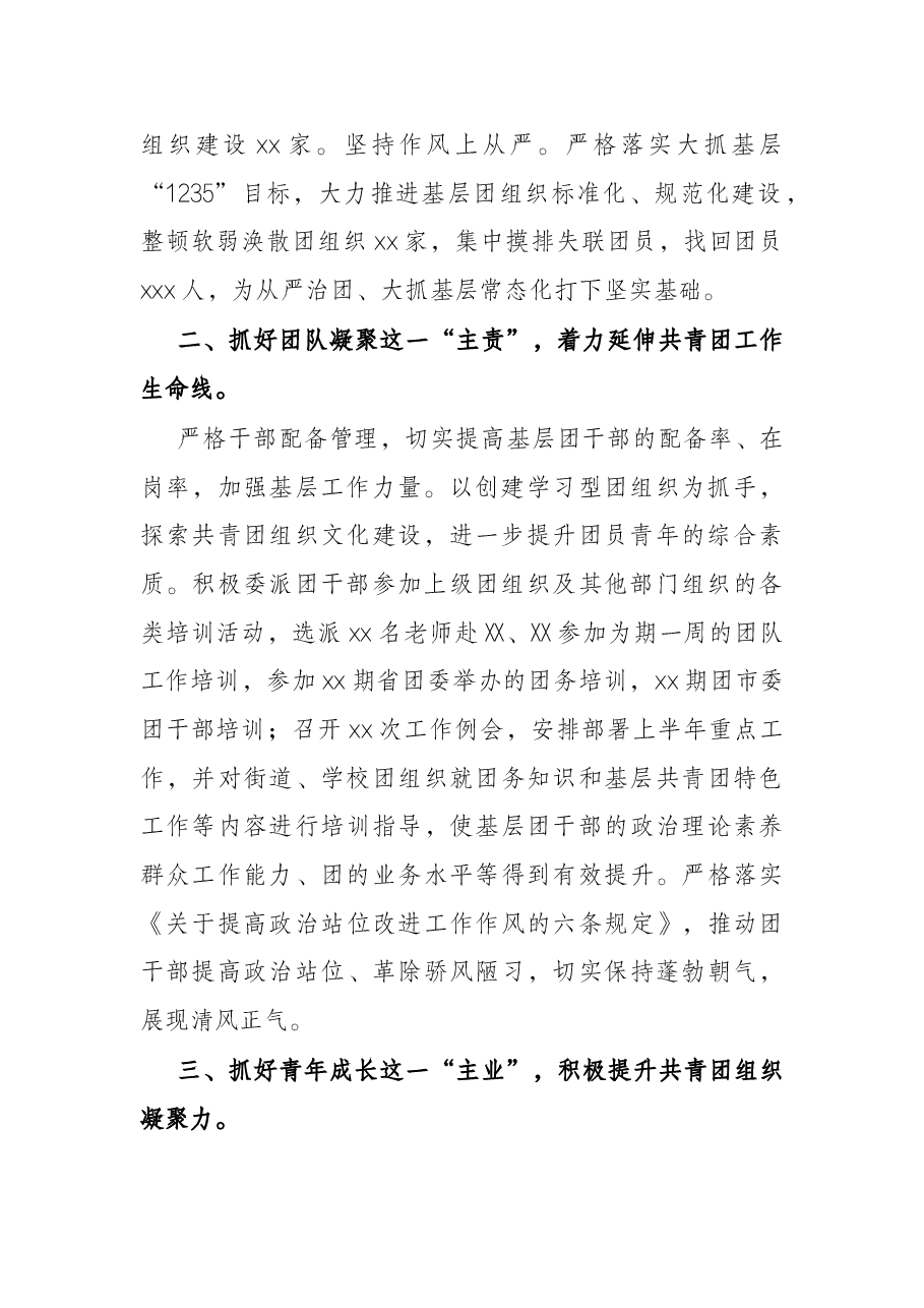团县委2022年第一季度工作开展情况报告.docx,第2页预览