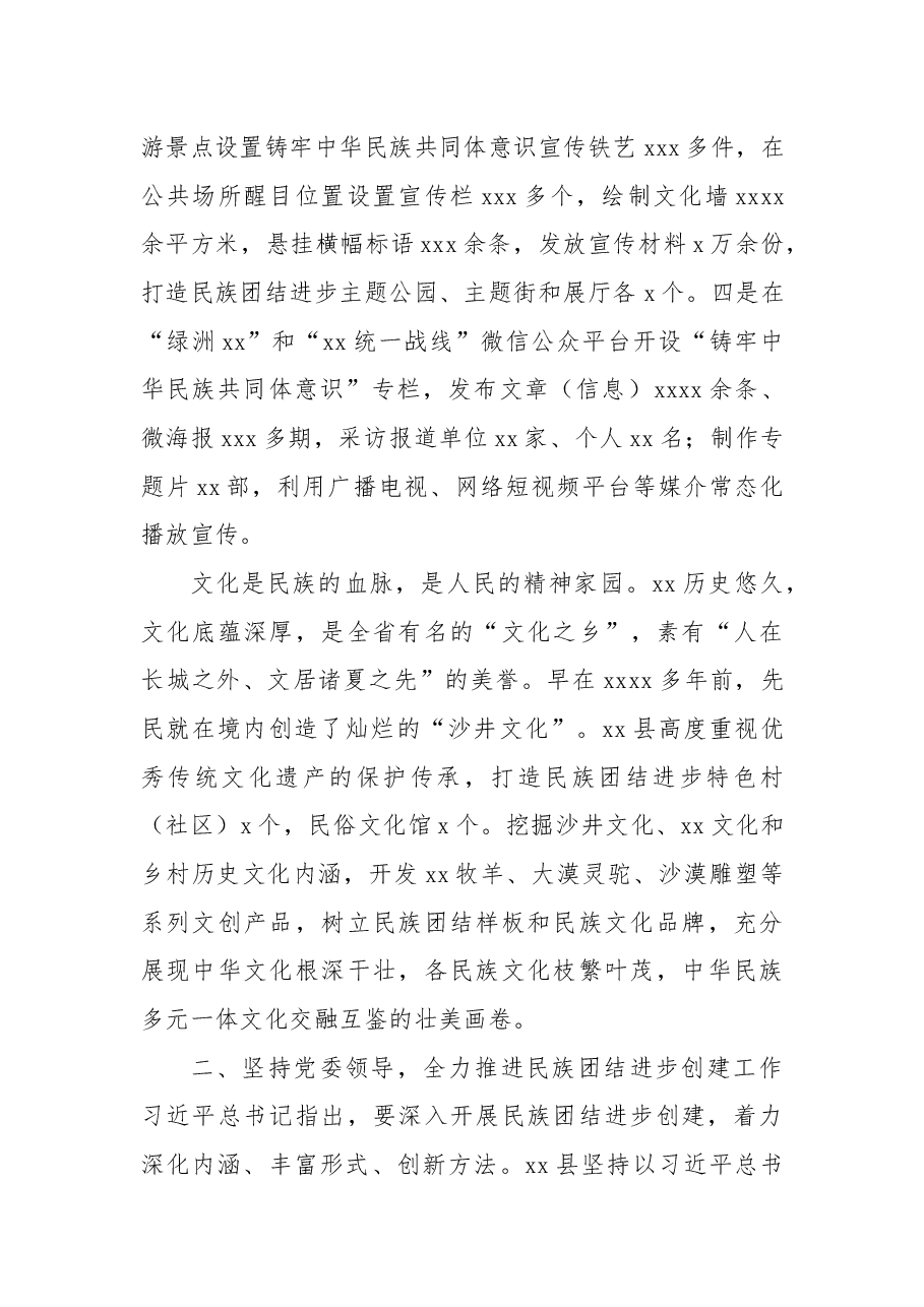 学习贯彻民族工作会议精神报告(区县).docx,第3页预览