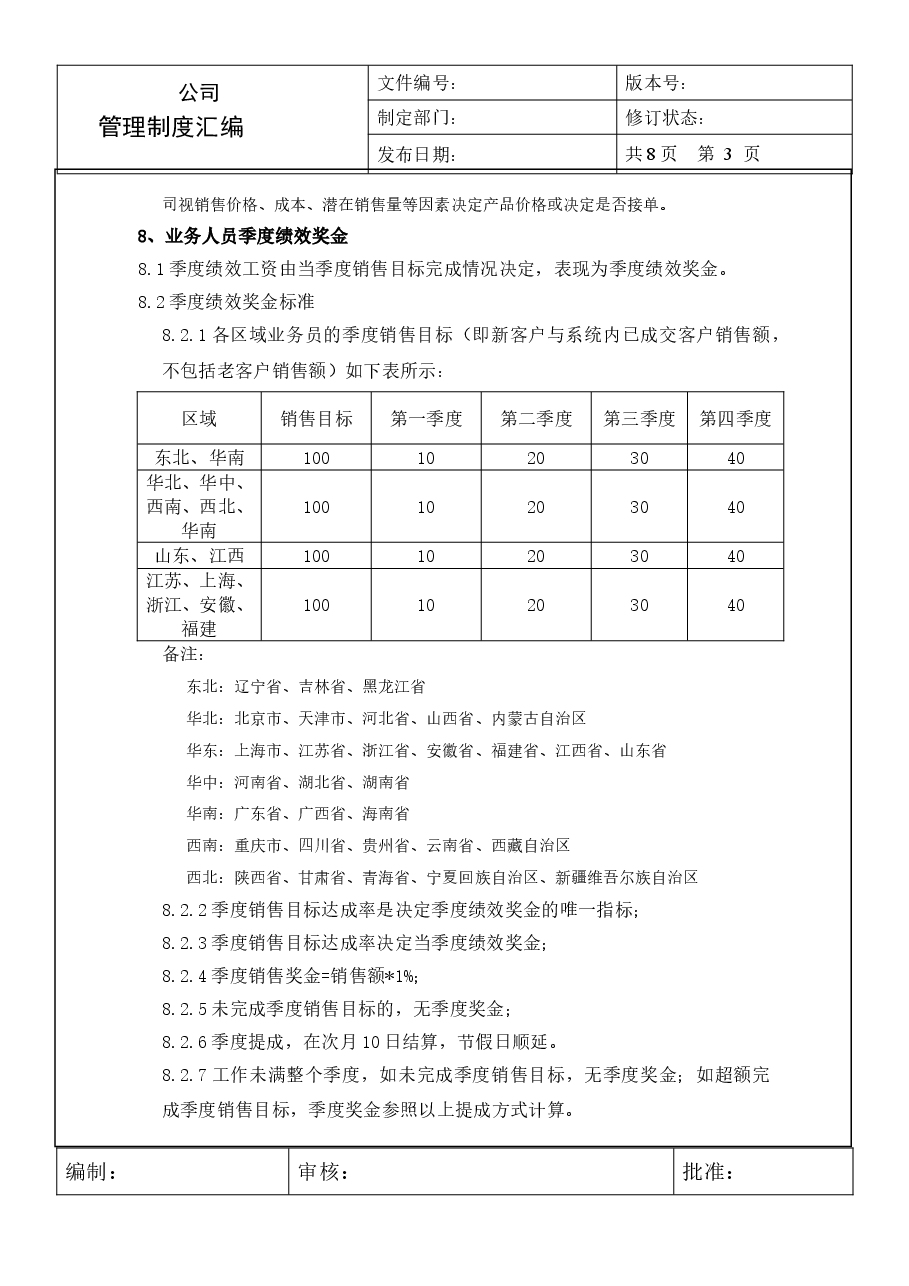销售部门薪酬制度.doc,第3页预览