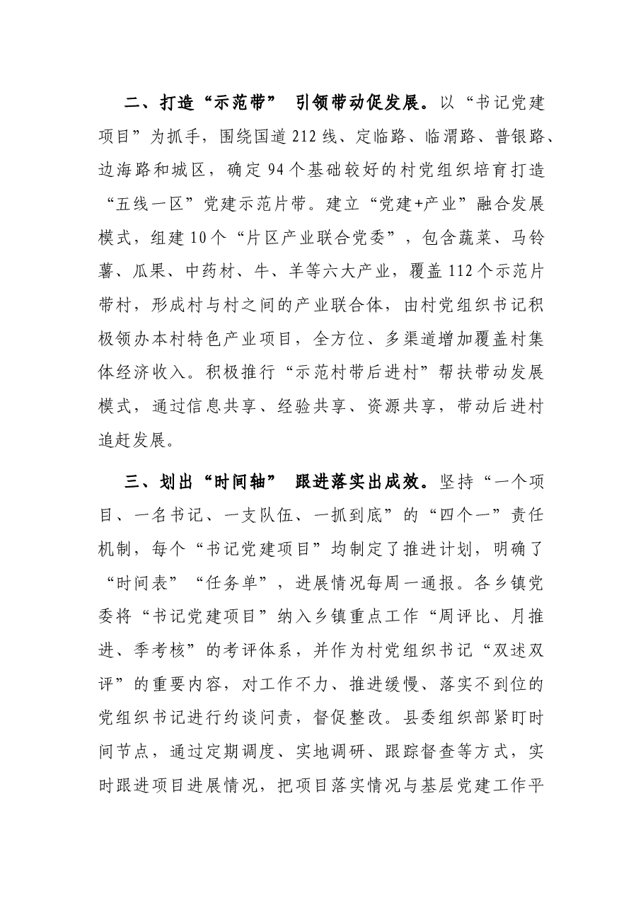 “书记党建项目”工作情况汇报.docx，第2页预览