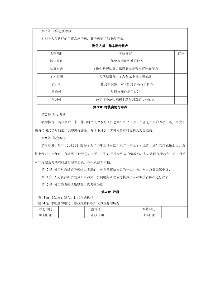 财务人员绩效考核制度.doc,第3页预览
