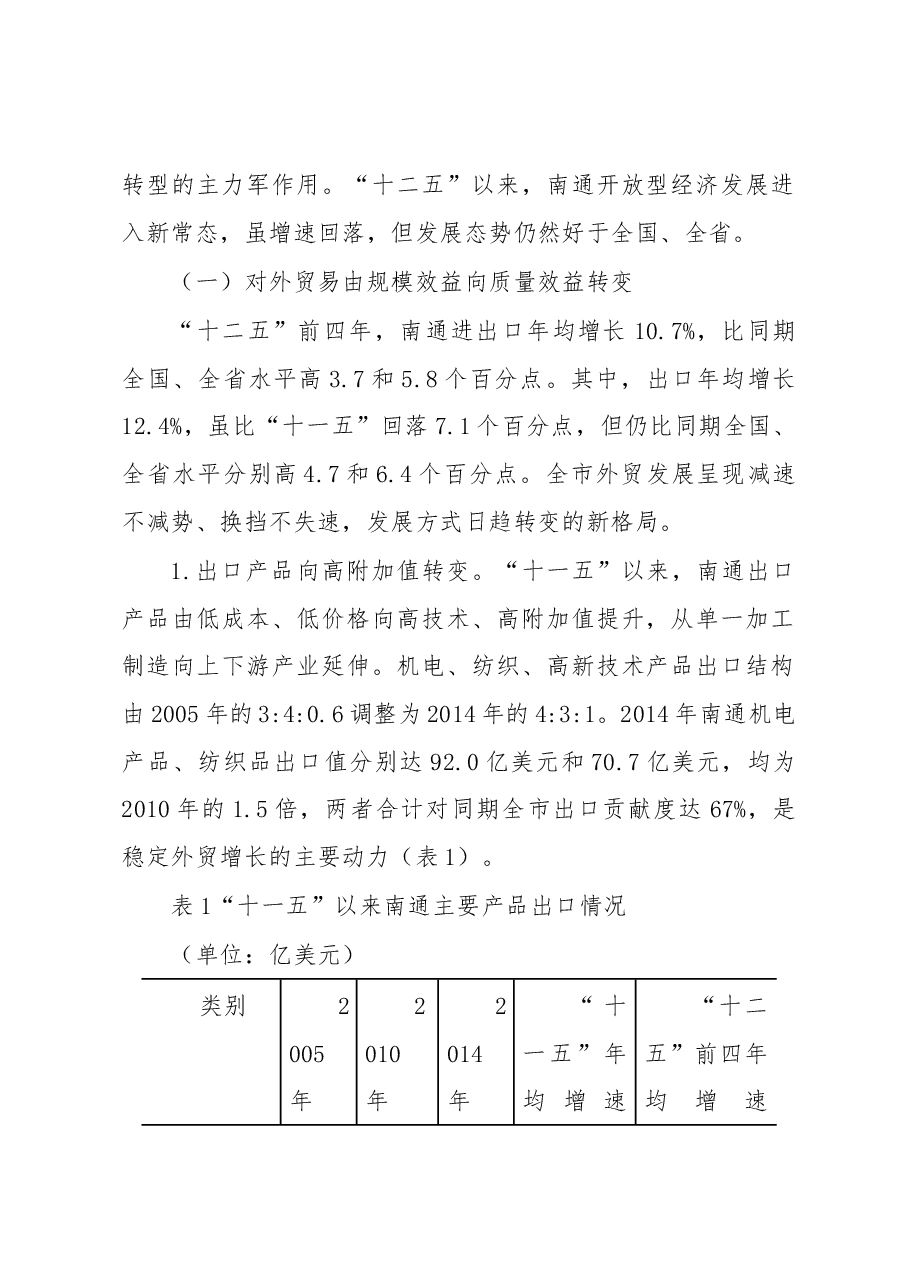 新常态下增创南通开放型经济新优势研究.docx,第2页预览