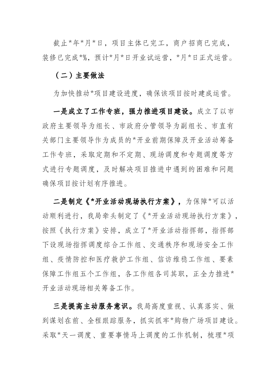 重大项目工作开展情况汇报.docx,第2页预览