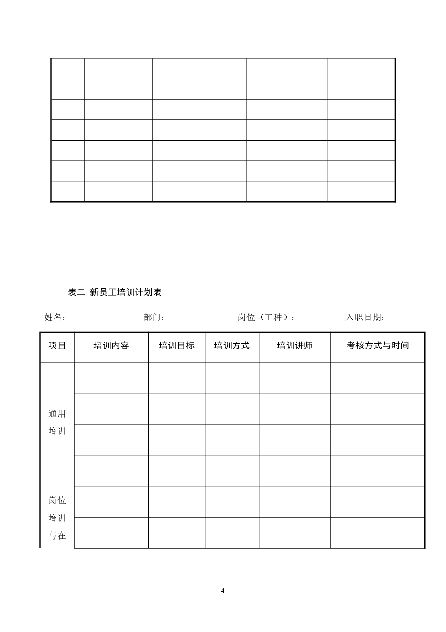 企业培训管理制度(精华).doc,第4页预览