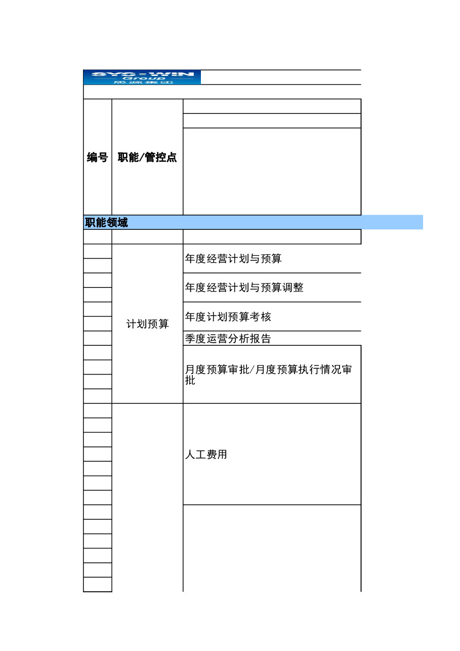 财税工具-复杂管控权限分配表.xls,第1页预览