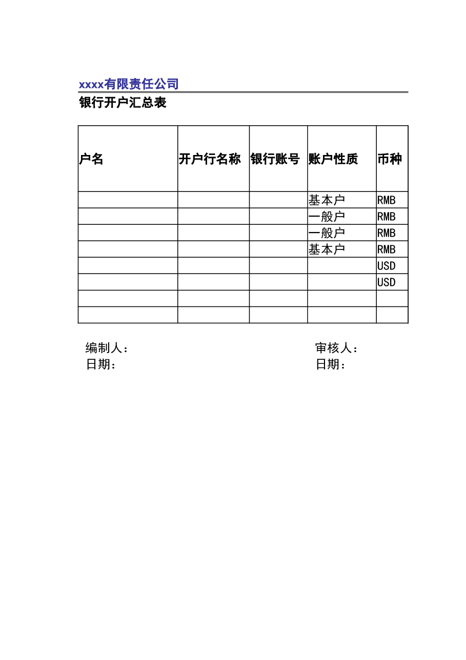 参考工具:资金管理报表5个.xlsx,第3页预览