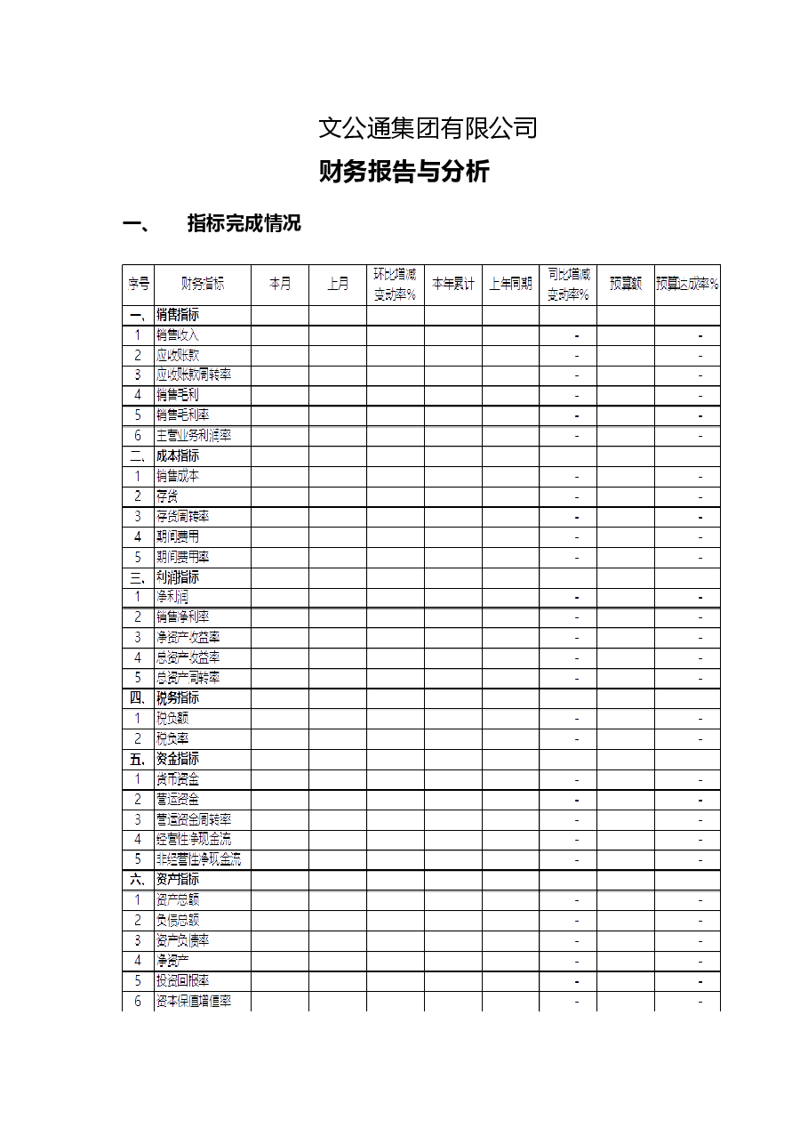 财务报告与分析.doc,第1页预览